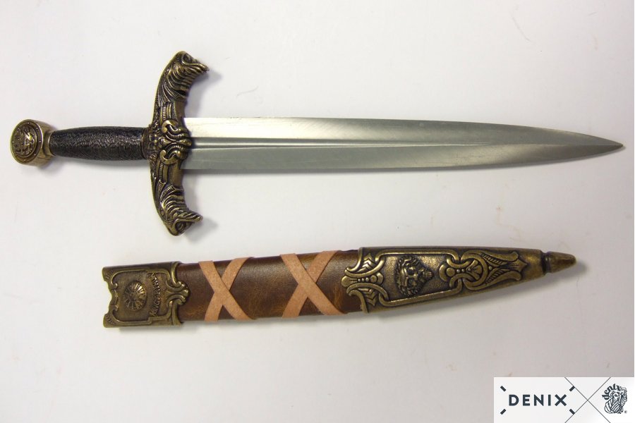 Merlin dagger with scabbard