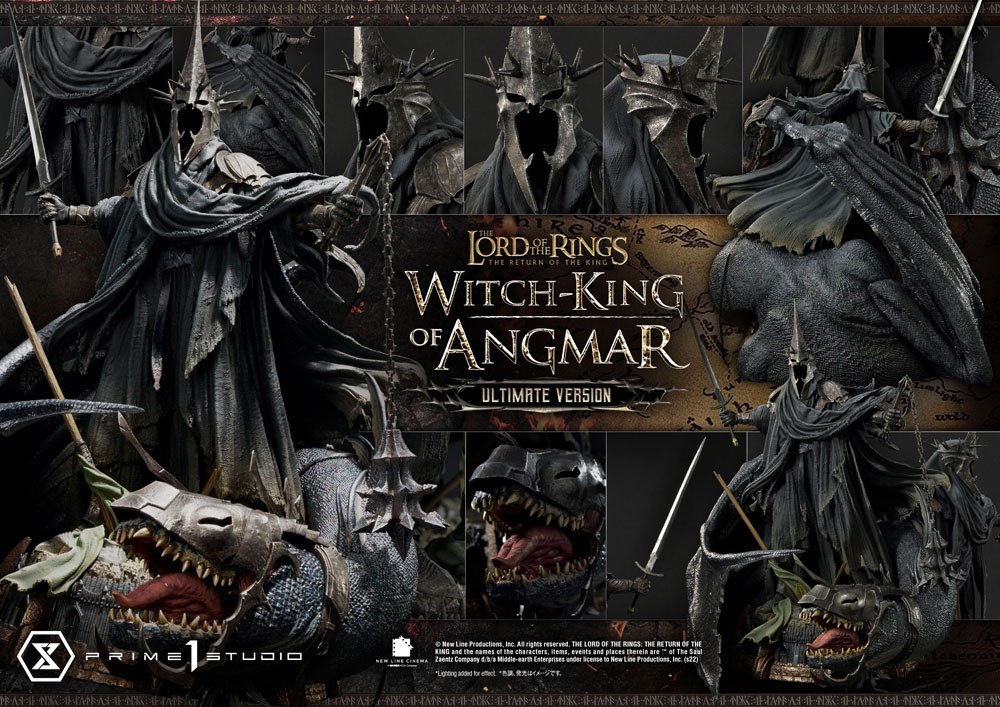 Herr der Ringe Statue 1/4 The Witch King of Angmar Ultimate Version 70 cm