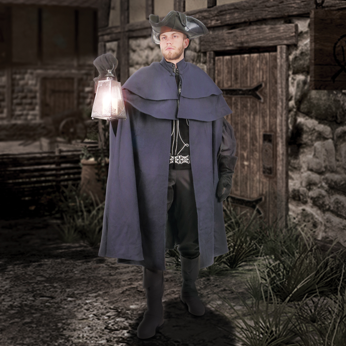 Capatino Double Mantle Wool Cloak