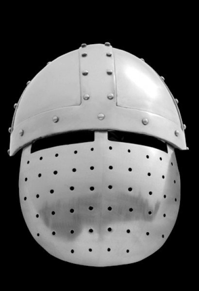 Crusader Faceplate helmet - 12th Century, Size L