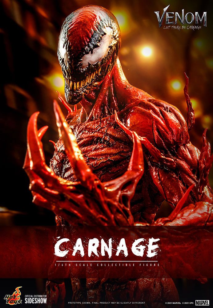 Venom: Let There Be Carnage Movie Masterpiece Series PVC Action Figure 1/6 Carnage 43 cm