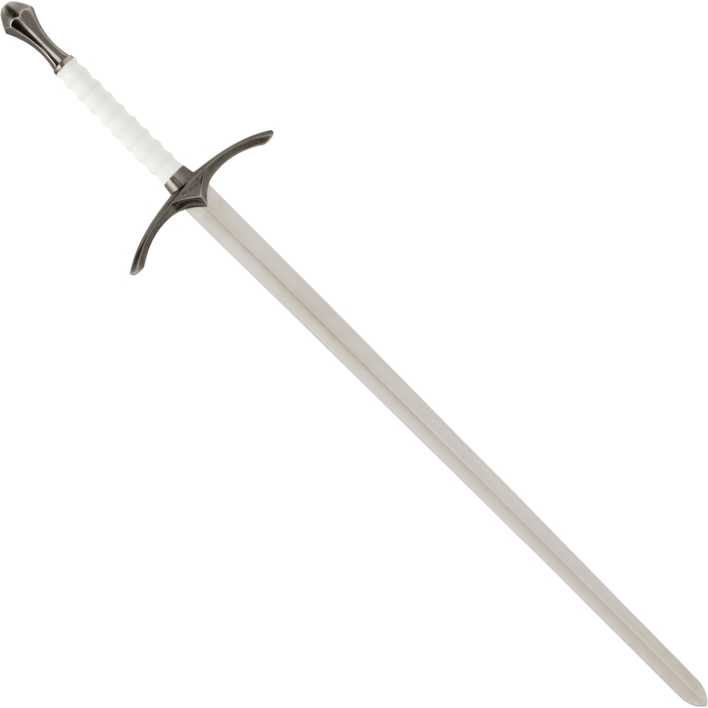 Sword with scabbard white 