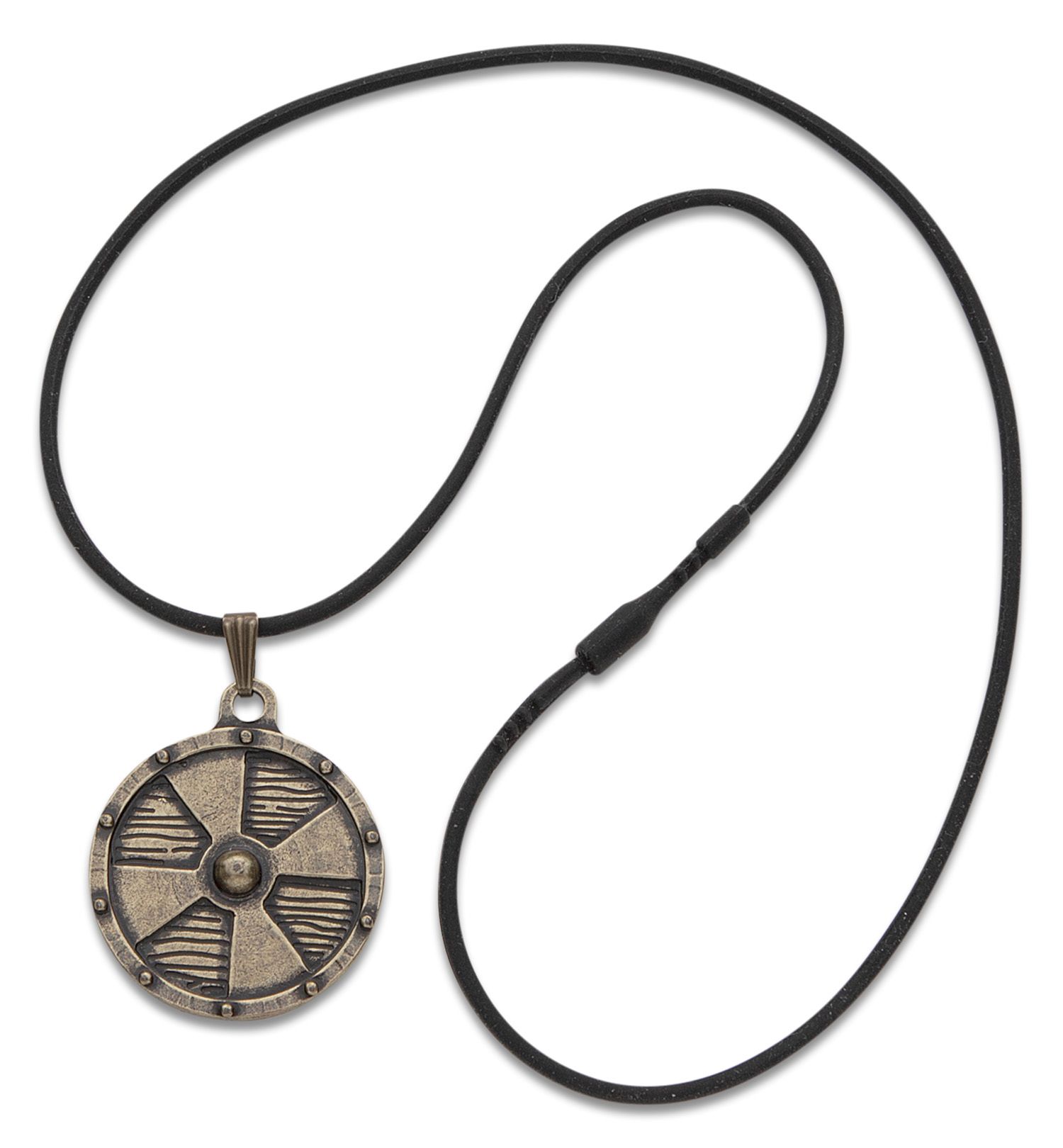 Viking Forest Shield Necklace
