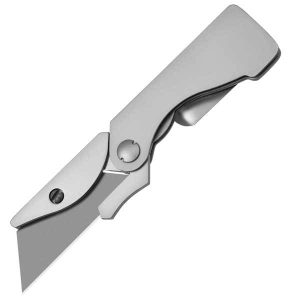 EAB Pocket Knife, Stainless Steel Handle, Plain