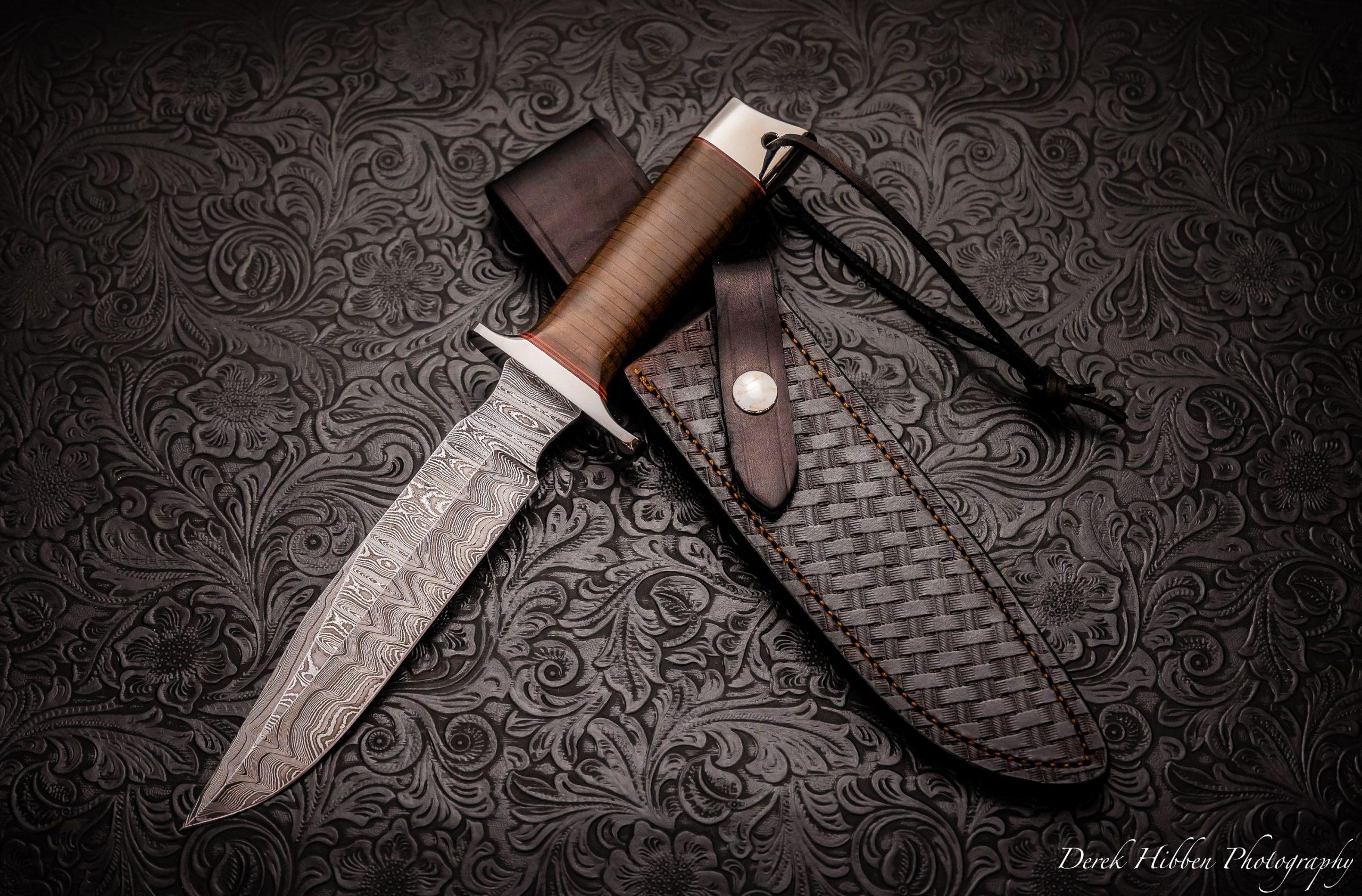 Damascus Hibben Fighter by Gil Hibben – A Masterpiece of Blade Craftsmanship