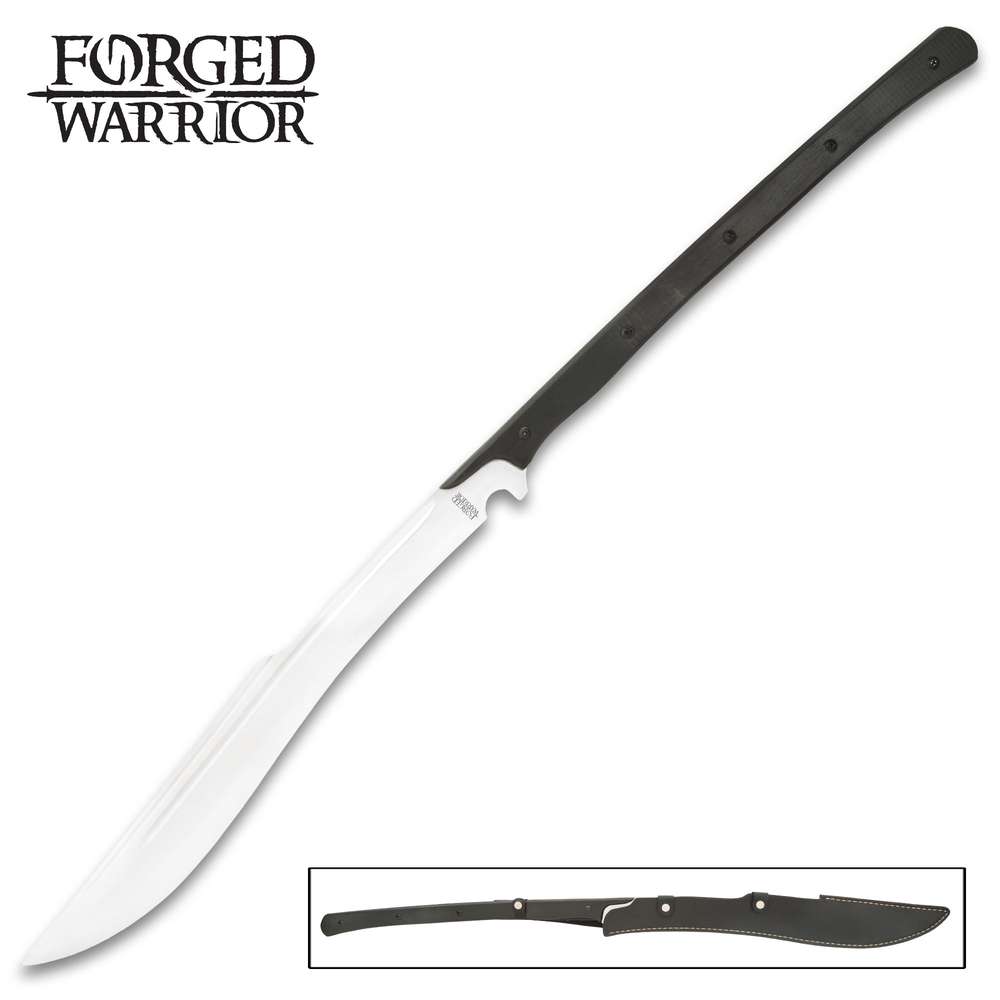Forged Warrior Long Sword with Sheath