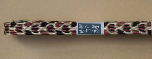 Sageo aus Seide Kikko 4-farbig 180 cm für Katana