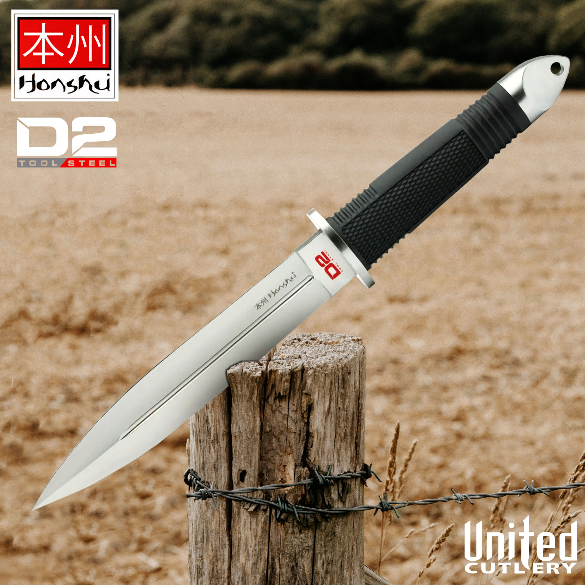 United Cutlery Honshu D2 Fighter Knife with Sheath