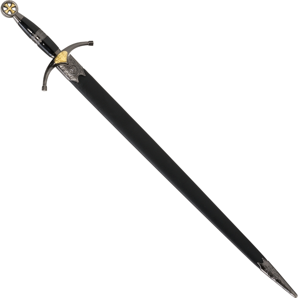 Short sword Kreuzritter with sheath 
