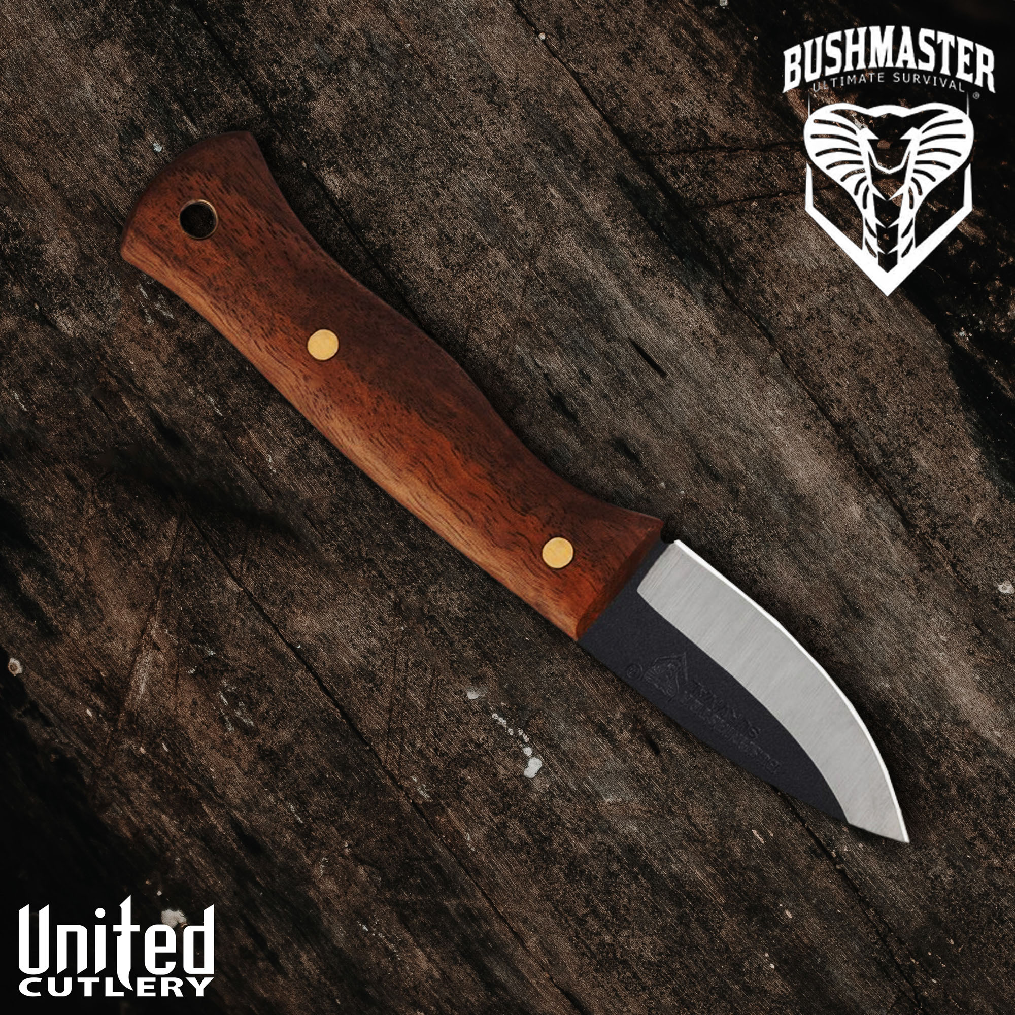 Bushmaster Bantam Bushcrafter Messer mit Scheide