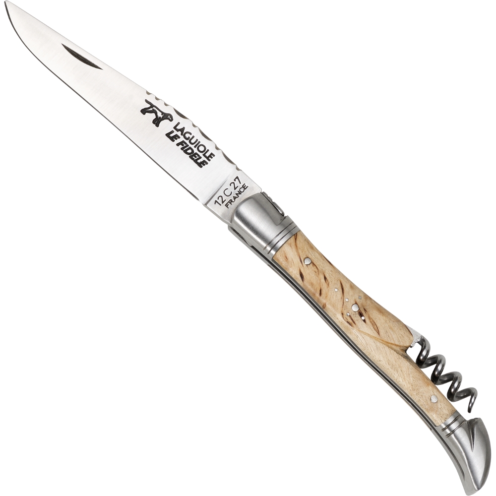 Pocket knife birch wood