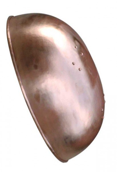 Deep bronze bowl shields