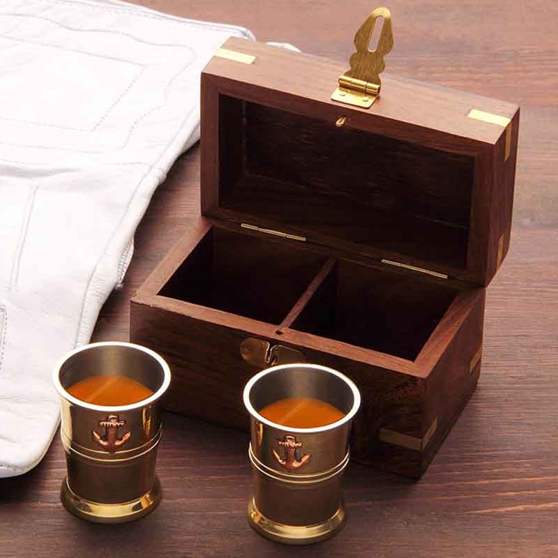 Captain’s Cups with Storage Box