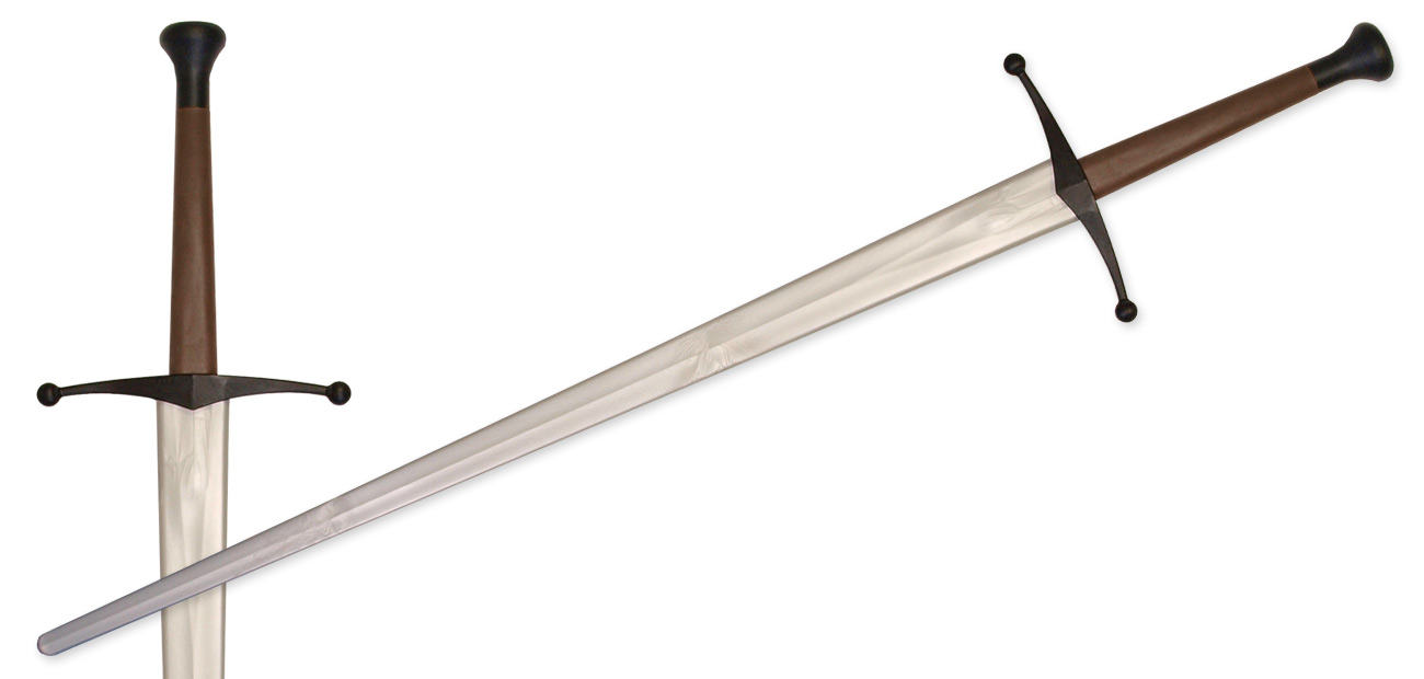 Synthetic Sparring Longsword - Silver Blade