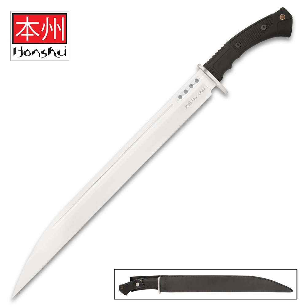Honshu Boshin Seax Knife With Sheath
