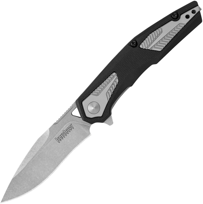 BuyKnives  Kershaw Iridium DuraLock - D2 Satin Blade - Gray