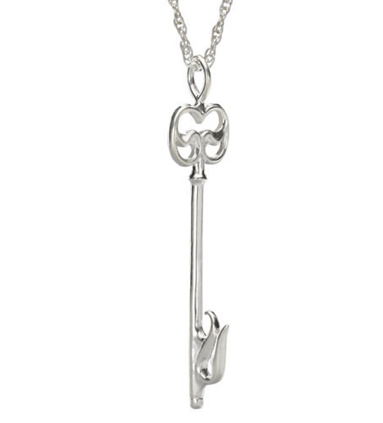 Mirkwood Cell Key Pendant and Chain (Sterling Silver)