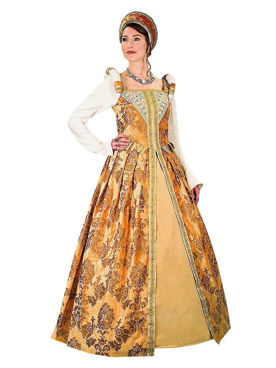 Dress - Tudor amber, Size L