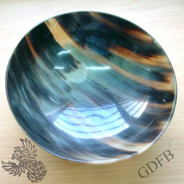 Medieval horn bowl, medium- 15 cm Dia