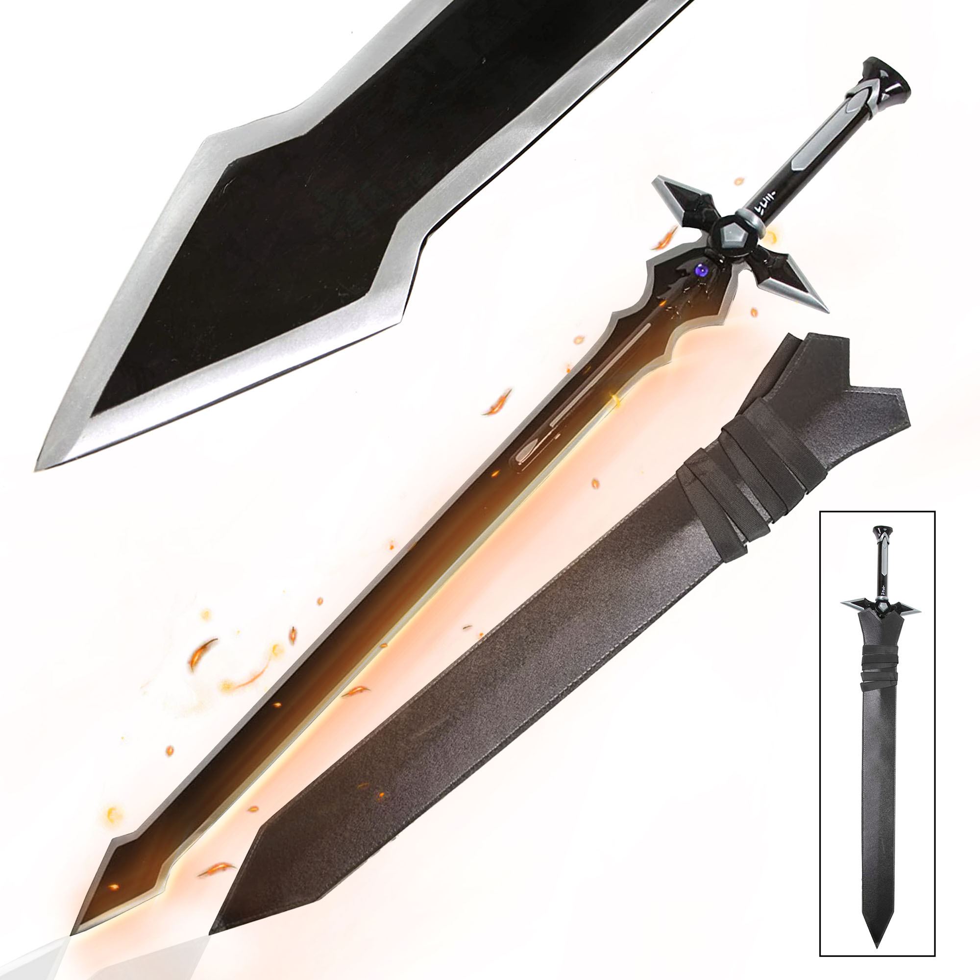 Sword Art Online – Dark Repulser Schwert - schwarz
