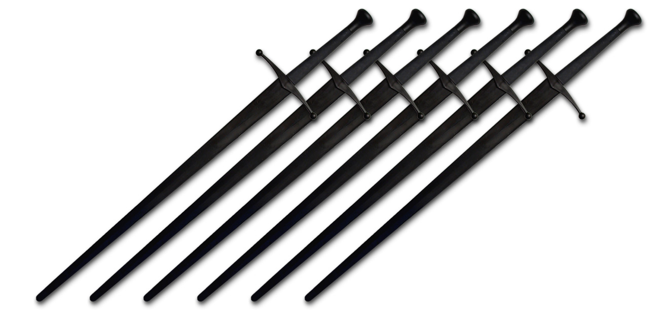 Synthetic Longsword 6-Pack - Black Blade