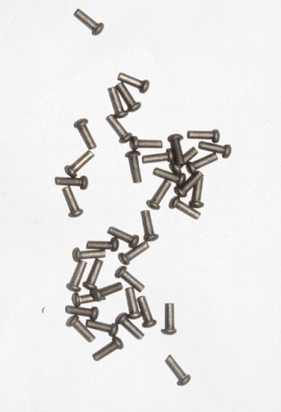 Stahlnieten mit Pilzkopf - Länge 11,5 mm