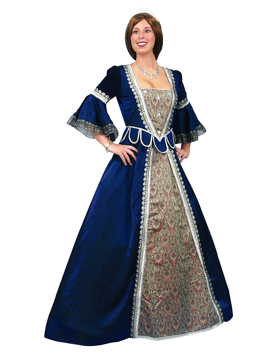 Florentiner Kleid, blau, Größe S