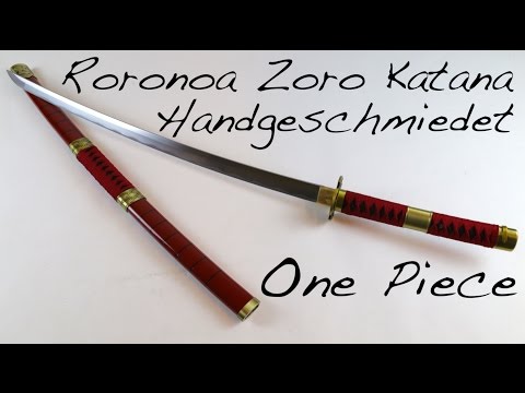 One Piece Roronoa Zoro Katana - handgeschmiedet