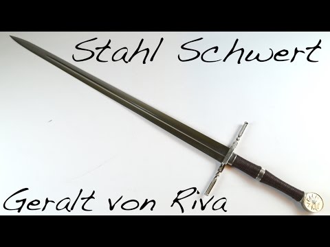 Witcher - Stahl Schwert mit Scheide